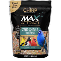 Chirp Max Attract No Mess Wild Bird Food 7.5 lb (Pack of 4)