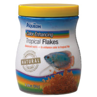 Aqueon Color Enhancing Tropical Flakes Fish Food, Balanced Nutrition for Tropical Aquarium Fish, Helps Bring Out Natural Colors, 2.29 oz (65 g)