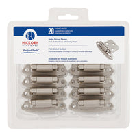 Hickory Hardware 2-5/8 in. L Satin Nickel Self Closing Hinge 20 pk