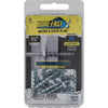 Bore-Fast 3/16 in. D X 1-1/2 in. L Steel Pan Head Screw and Anchor 25 pc (Pack of 5)