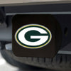 NFL - Green Bay Packers  Black Metal Hitch Cover - 3D Color Emblem