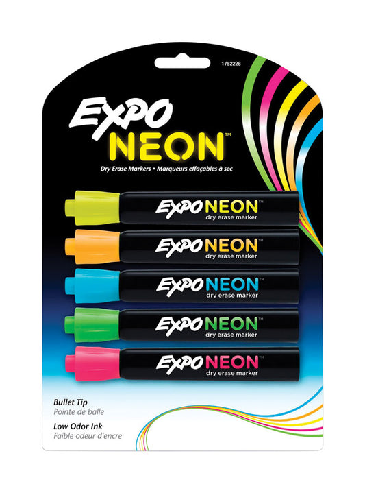 EXPO Neon Dry Erase Markers (Pack of 6)
