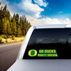 University of Oregon 2 Piece Decal Sticker Set