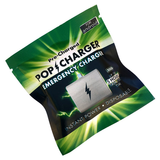 Zorbitz Pop Charger Disposable Emergency Cell Phone Charger (Pack of 24)