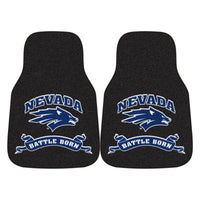 University of Nevada Black Carpet Car Mat Set - 2 Pieces