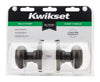 Kwikset Cove Traditional Venetian Bronze Passage Door Knob