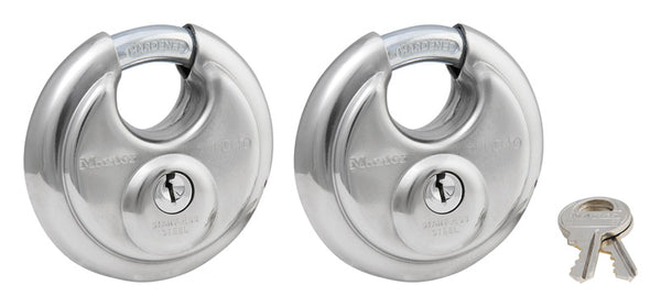 SHROUDED PADLOCK 2PK
