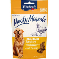 Vitakraft Meaty Morsels Dog Treats Chicken and Sweet Potato 4.2 oz 