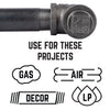Bk Products 1 In. Mpt  Black Malleable Iron Plug