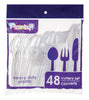 Diamond Visions Party Cutlery Plastic 48 pk (Pack of 48)