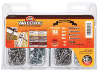 Hillman Walldog No. 10  S X 1-1/4 in. L Phillips Pan Head Screw Kit 82 pk