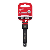 Milwaukee Shockwave 3 in. X 3/8 in. drive SAE Impact Extension 1 pc
