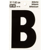 Hy-Ko 3 in. Reflective Black Vinyl Letter B Self-Adhesive 1 pc. (Pack of 10)