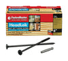 FastenMaster HeadLok 6 in. L Black Spider Flat Head Deck Screws 50 pk