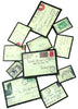 River Cottage Gardens 27.37 in. H X 1.62 in. W X 38.62 in. L Green Wood Post Card Wall Art