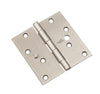 National Hardware 4 in. L Satin Nickel Door Hinge (Pack of 5)