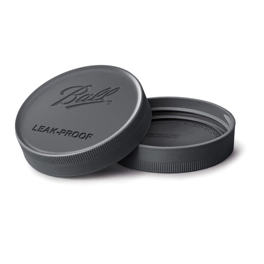 Ball Black Plastic Wide Mouth Storage Lid