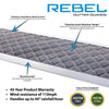 Rebel Gutter Guards 5 in. W X 39 ft. L Gray Aluminum Gutter Guard 1 pk