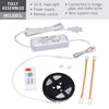 Armacost Lighting RibbonFlex home 16 ft. L White Plug-In LED Strip Tape Light Kit 1 pk