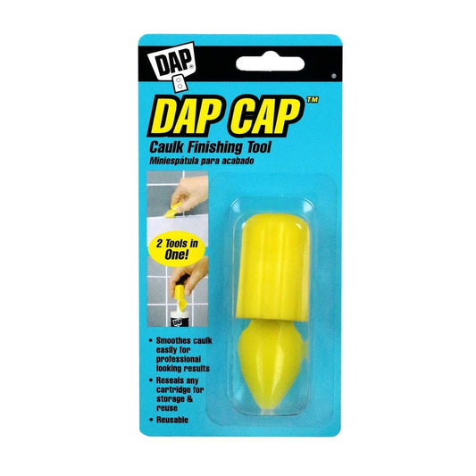 DAP Cap Yellow Lightweight Plastic Caulk Finisher Tool 1 pc