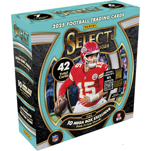 Panini 2025 Select Football Mega Box Trading Cards (Pack of 20)