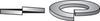 HILLMAN No. 6 in. D Stainless Steel Split Lock Washer 100 pk - Open Box