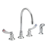 Chrome two-handle kitchen faucet (C) - Open Box