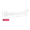 Delta 18 in. L ADA Compliant Stainless Steel Grab Bar