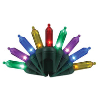 Celebrations Platinum LED T5 Multicolored 50 ct String Christmas Lights 25 ft. - Open Box
