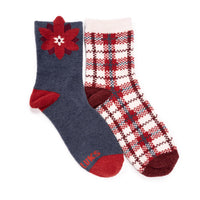 Muk Luks Women's Cozy Holiday One Size Fits Most Novelty Socks Assorted (Pack of 25)