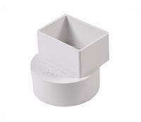 NDS Schedule 35 2 in. Hub each X 3 in. D Female PVC Flush Downspout Adapter 1 pk