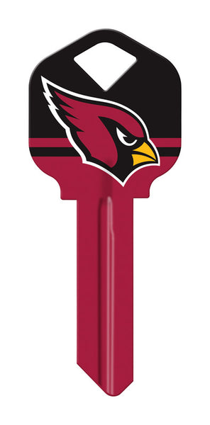 Llave en blanco universal para casa u oficina de los Arizona Cardinals de Hillman (paquete de 6).