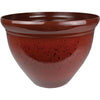 HC Pizzazz Resin Pottery Planter Red 12 in. Lightweight Outdoor & Indoor Decorative Plant Pot - Deal of The Week