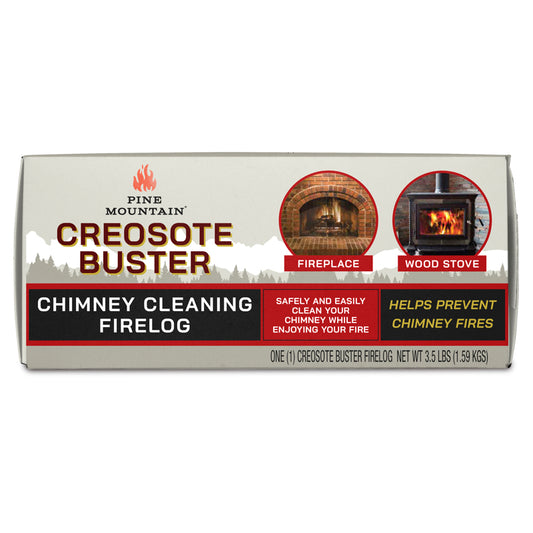 Pine Mountain Creosote Sweeping Fire Log (Pack of 6)