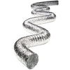 Deflect-O Supurr-Flex 50 ft. L X 4 in. D Silver Aluminum Air Connector