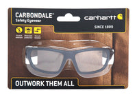 Carhartt Carbondale Anti-Fog Safety Glasses Clear Lens Black Frame 1 pc