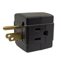 Projex Grounded 3 outlets Cube Adapter 1 pk (Pack of 10)