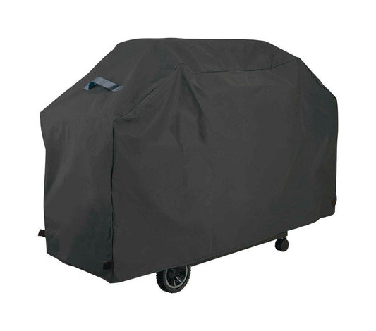 Grill Mark Black PEVA/Polyester Heavy-Duty Weather-Resistant Grill Cover 40 H x 56 W x 21 D in.