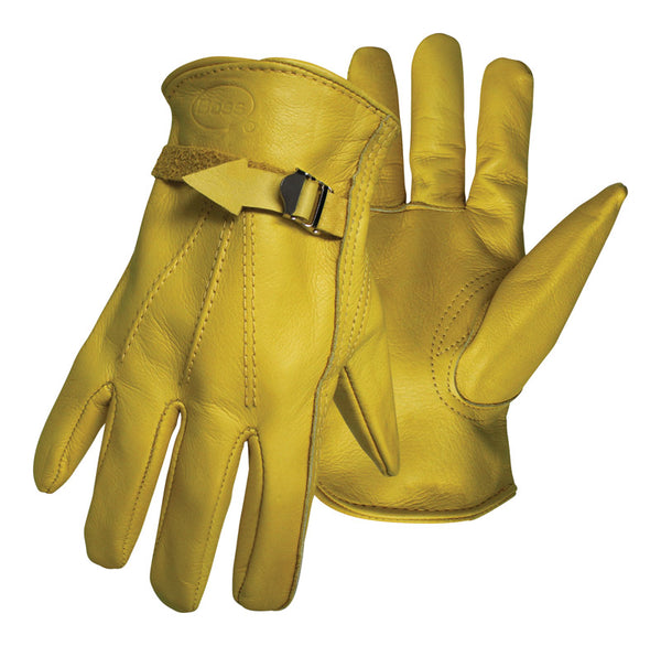 Guantes de conductor Boss para interior y exterior para hombre, color tostado, talla L, 1 par