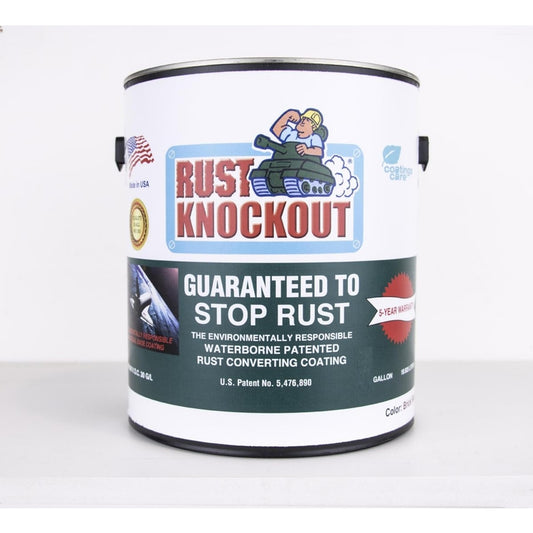 Rust Knockout No Indoor and Outdoor Matte Red Water-Based Rust Prevention Paint 1 gal (Pack of 2)
