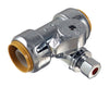 SharkBite 3/4 in. PTC X 1/4 in. Compression Brass Tee Stop - Deal of The Week