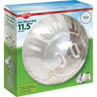 Kaytee Run-About Ball Clear Giant 11.5in Diameter - Open Box