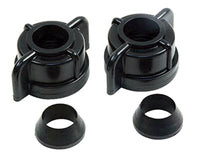 Coupling Nut & Washer, Plastic, 1/2-In., 2-Pk.