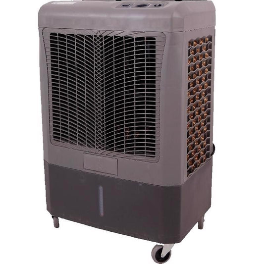 Hessaire Gray 2.4A 115V 250W 1/5 HP 950 sq. ft. Portable Evaporative Cooler 37 H x 24 W x 16 D in.