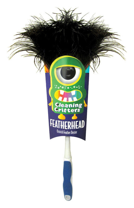 Ettore Cleaning Critters - Featherhead Ostrich Feather Duster 3-1/2 in. W X 5 in. L 1 each