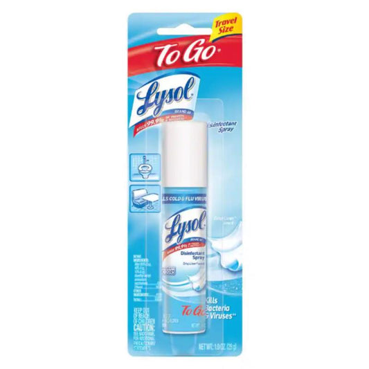 Lysol To Go Crisp Linen Scent Disinfectant Spray 1 oz 1 pk