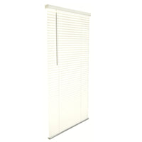 Living Accents Vinyl 1 in. Blinds 29 in. W X 64 in. H Alabaster Cordless - Open Box