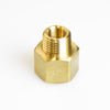 1/2 in. FPT X 3/8 in. D MPT Brass Reducing Coupling (Pack of 5)