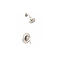 Moen T5152EPSRN Shower Faucet | 1.75 GPM, Single Handle Lever, Pressure Balanced Valve, Brushed Nickel Finish