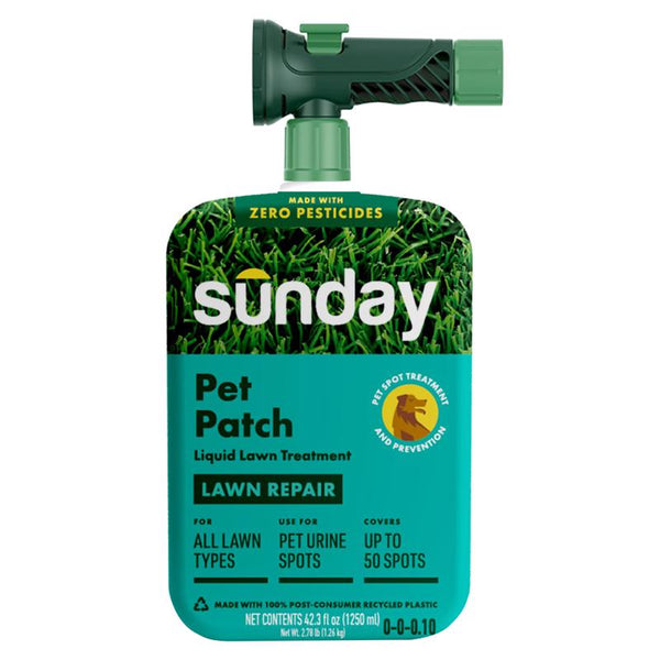 Fertilizante multiusos Sunday Pet Patch para césped de 230 m² (2500 pies cuadrados)